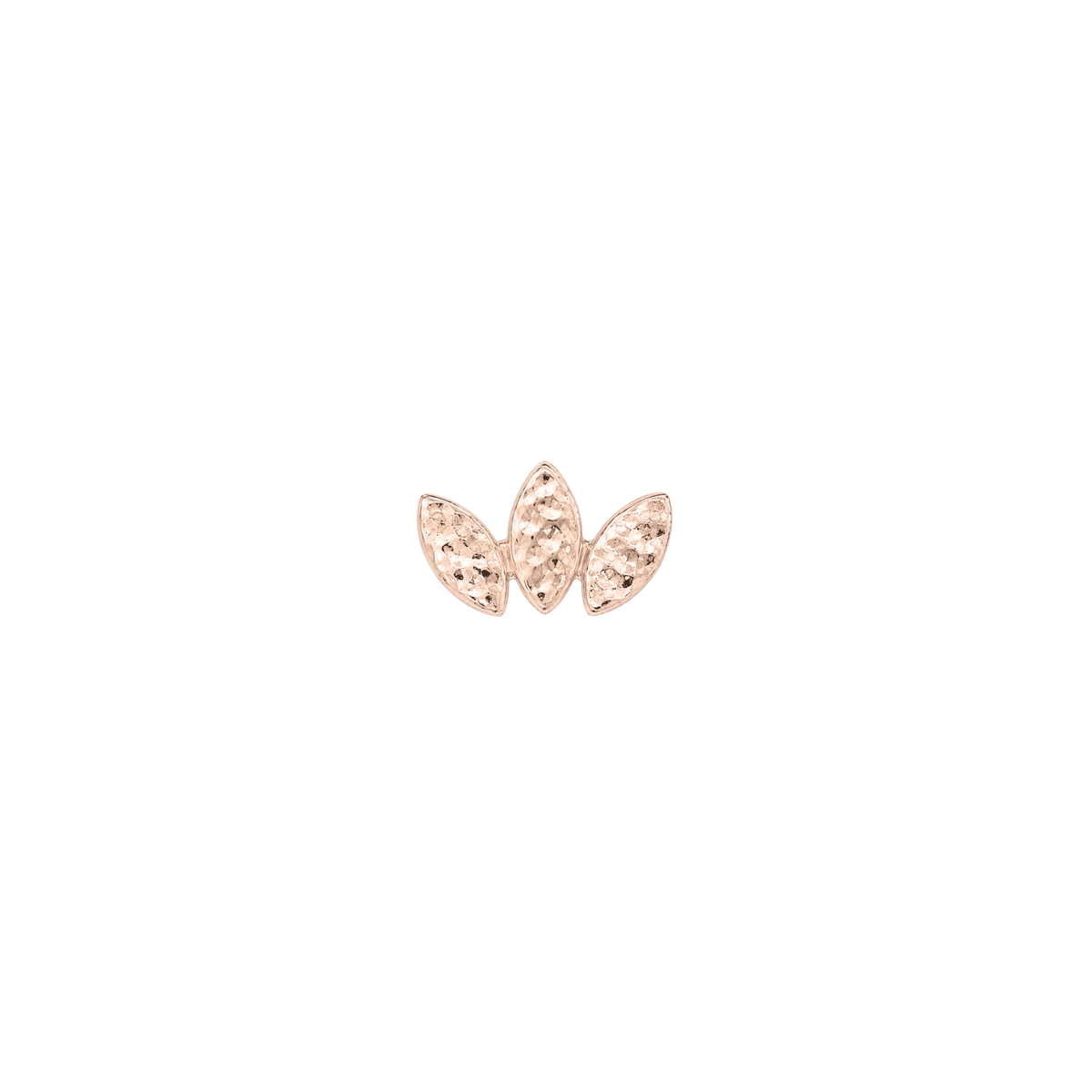 Forged Threadless End Threadless Ends Buddha Jewelry 14k Rose Gold