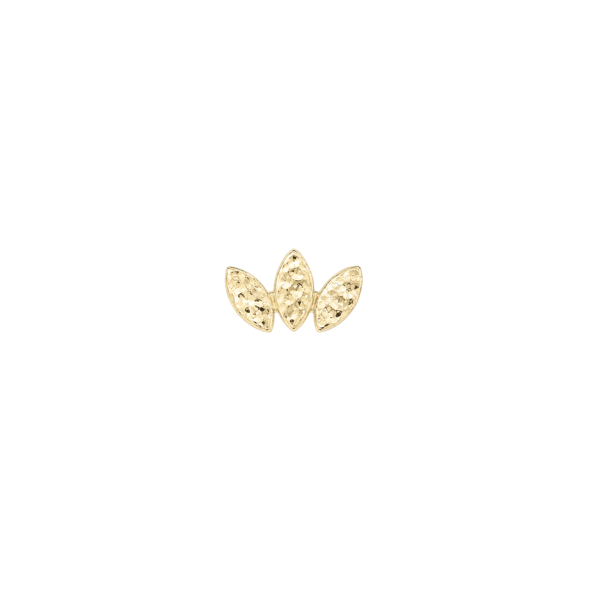 Forged Threadless End Threadless Ends Buddha Jewelry 14k Yellow Gold