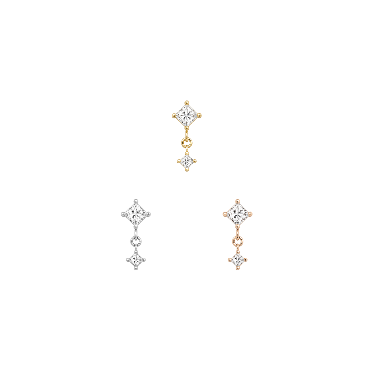 Fun And Games Threadless End with CZ Threadless Ends Buddha Jewelry