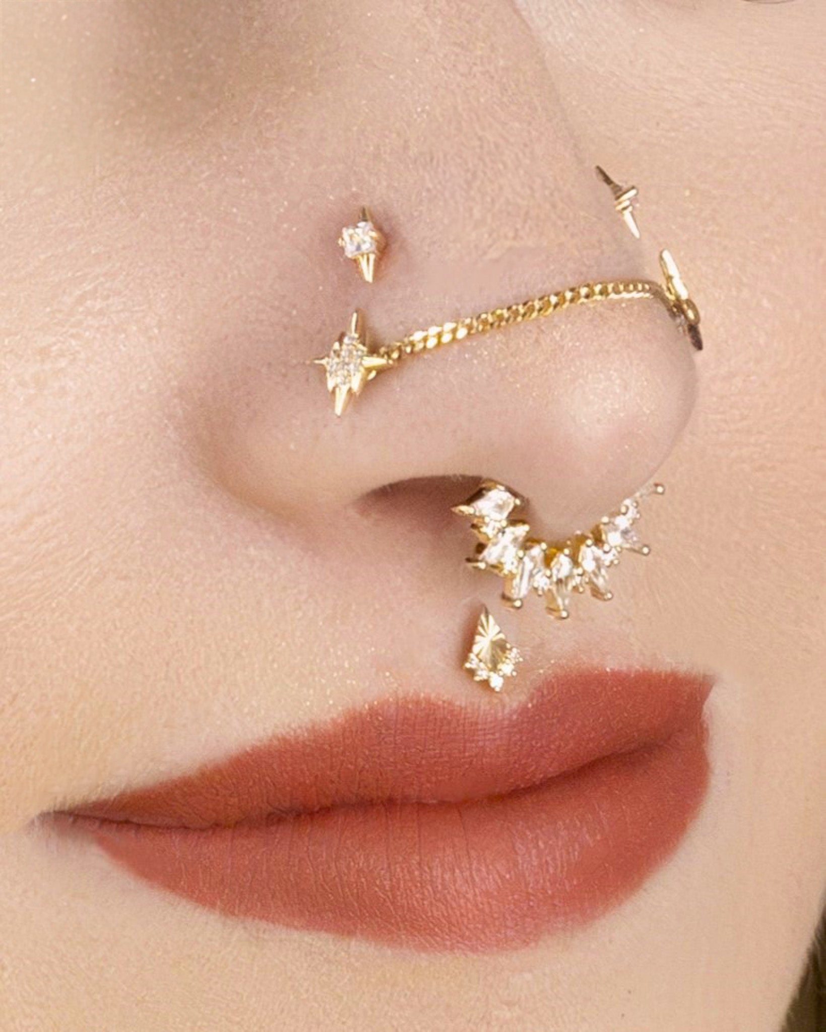 Elemental Threadless End with CZ Threadless Ends Buddha Jewelry