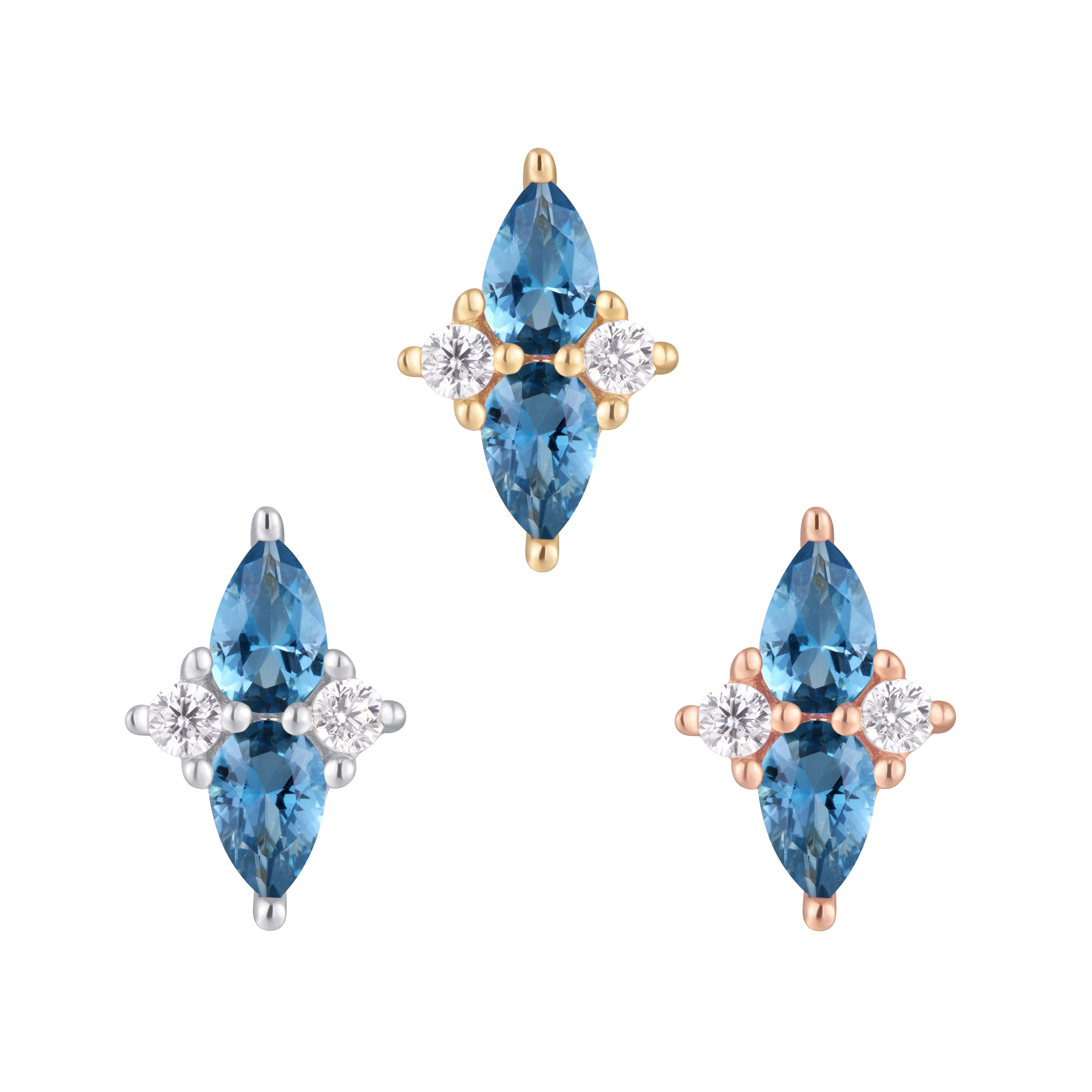 Solid 14k Gold Piercing Jewelry Designed By A Piercer For