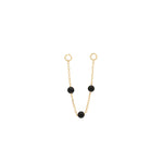 APP-3 Bead Chain with Agate Chains Buddha Jewelry 14k Yellow Gold