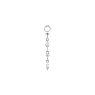 Ischia - CZ - Gold Charm Charms Buddha Jewelry White Gold  
