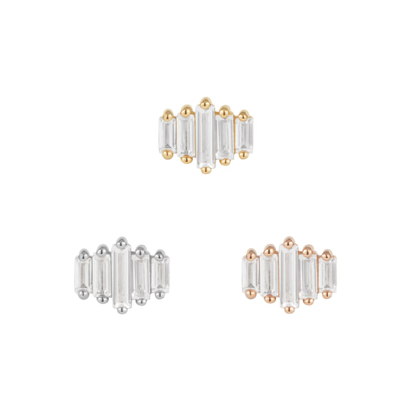 Evolution Threadless End with CZ Threadless Ends Buddha Jewelry