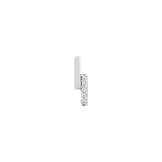 Encore - CZ - Threadless End Threadless Ends Buddha Jewelry White Gold  