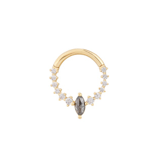 Phantom - Grey Diamond  - Clicker Clickers Buddha Jewelry Yellow Gold  