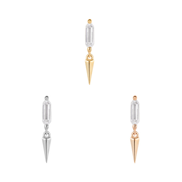 Musea Threadless End with CZ Threadless Ends Buddha Jewelry