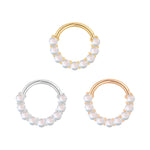 Revel Clicker with Rainbow Moonstone Clickers Buddha Jewelry