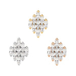 Wonder Threadless End with CZ Threadless Ends Buddha Jewelry