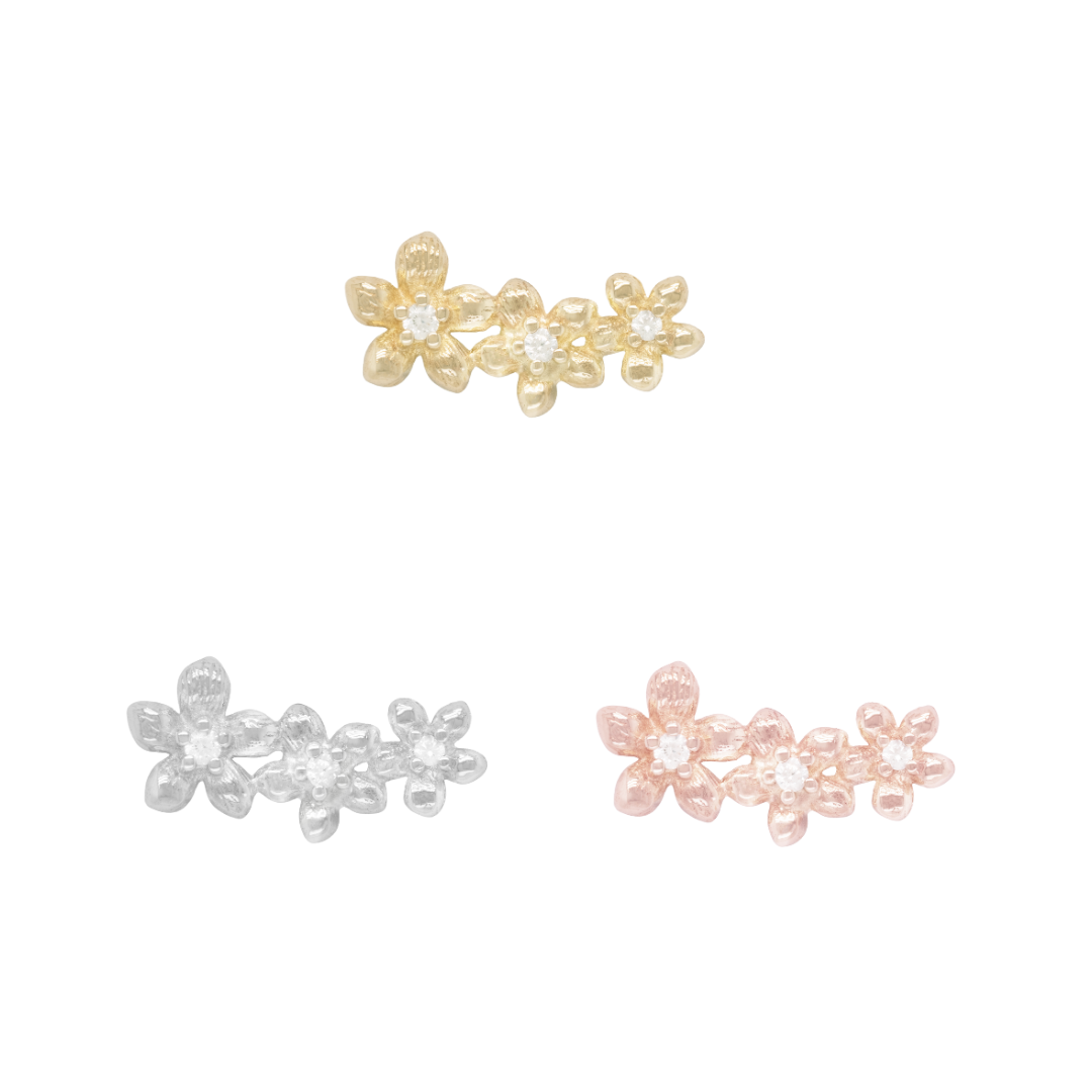 Gaia Threadless End with CZ Threadless Ends Buddha Jewelry