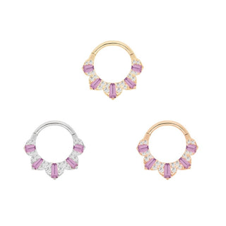 Gilty Pleasure - Amethyst + Diamond - Clicker Clickers Buddha Jewelry