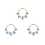 Gilty Pleasure Clicker with London Blue Topaz + Diamond Clickers Buddha Jewelry