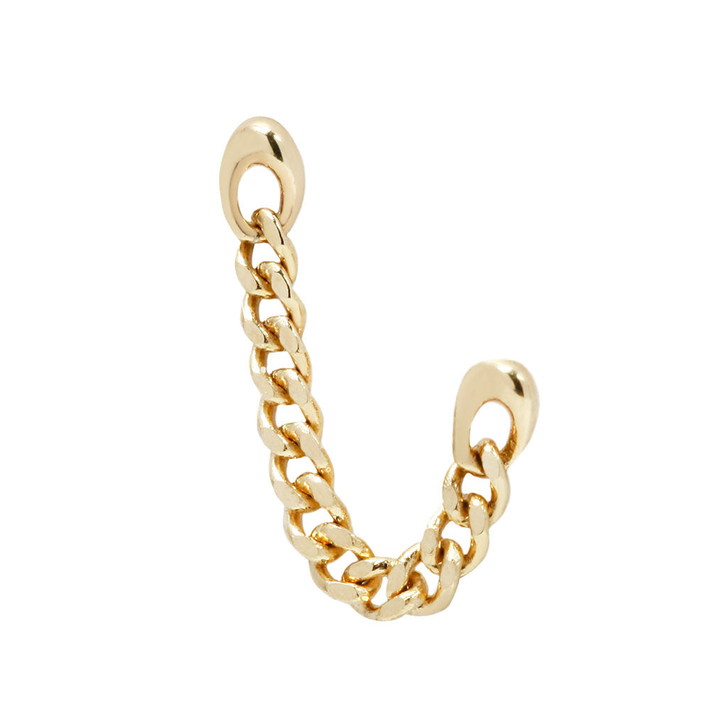 Gold Drip Threadless End Threadless Ends Buddha Jewelry 14k Yellow Gold