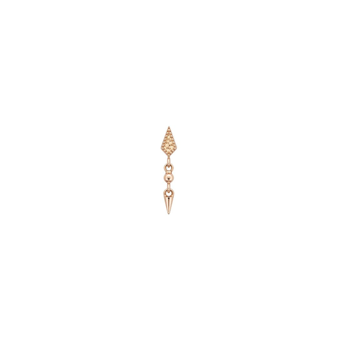 Gold Therapy Threadless End Threadless Ends Buddha Jewelry 14k Rose Gold