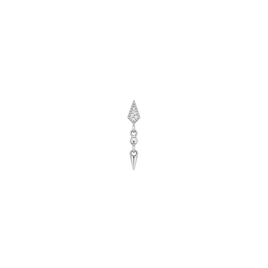 Gold Therapy Threadless End Threadless Ends Buddha Jewelry 14k White Gold
