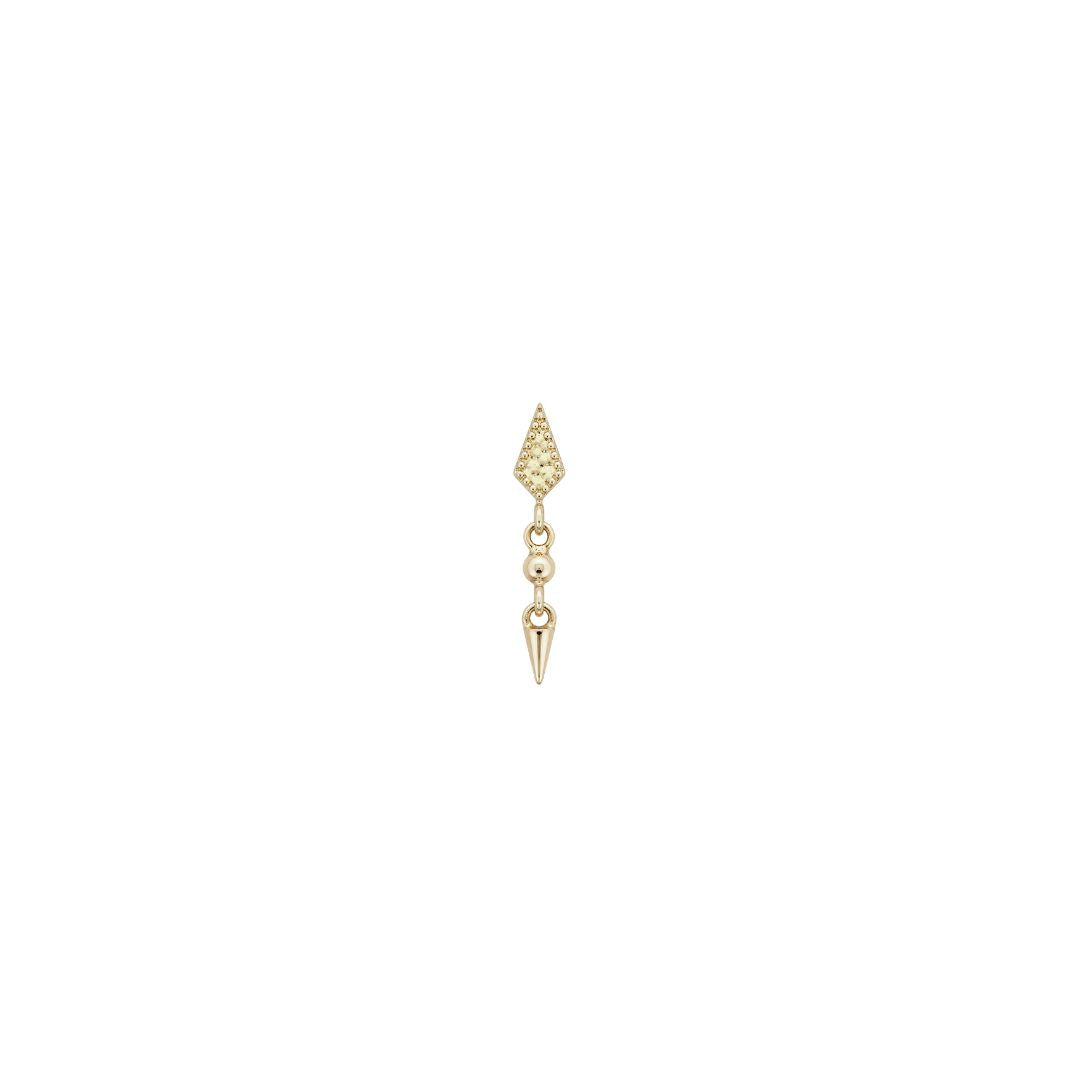 Gold Therapy Threadless End Threadless Ends Buddha Jewelry 14k Yellow Gold