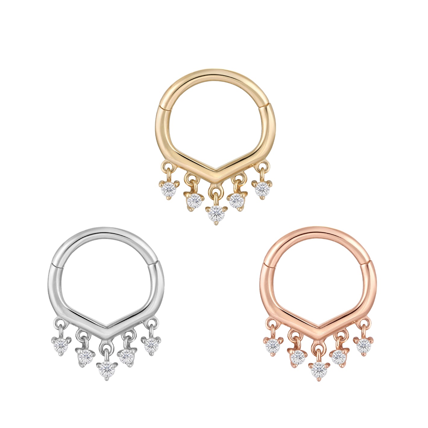 Guestlist Clicker with CZ Clickers Buddha Jewelry