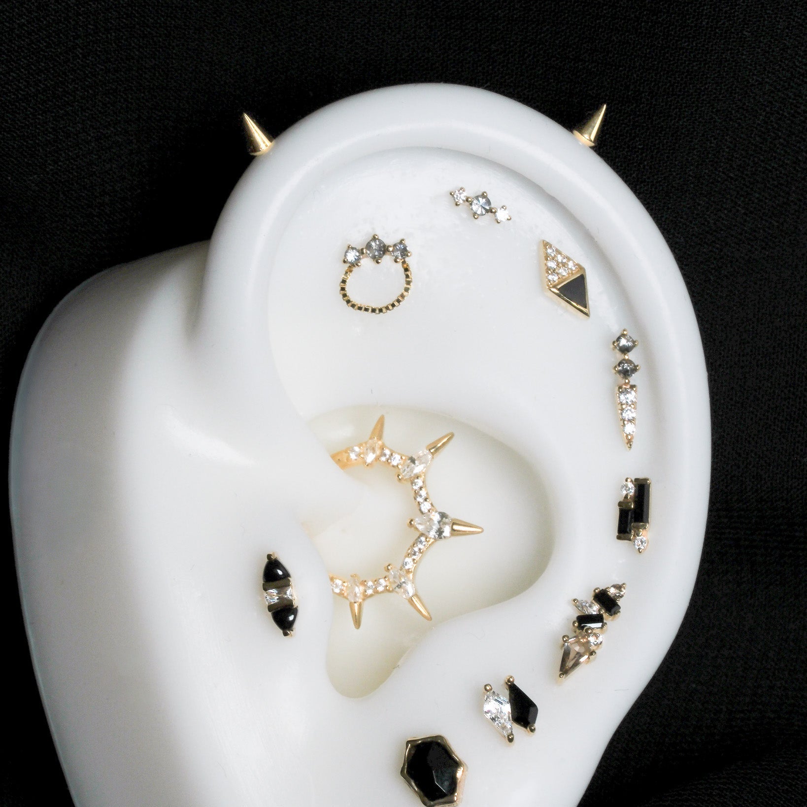 Spikey Threadless End Threadless Ends Buddha Jewelry