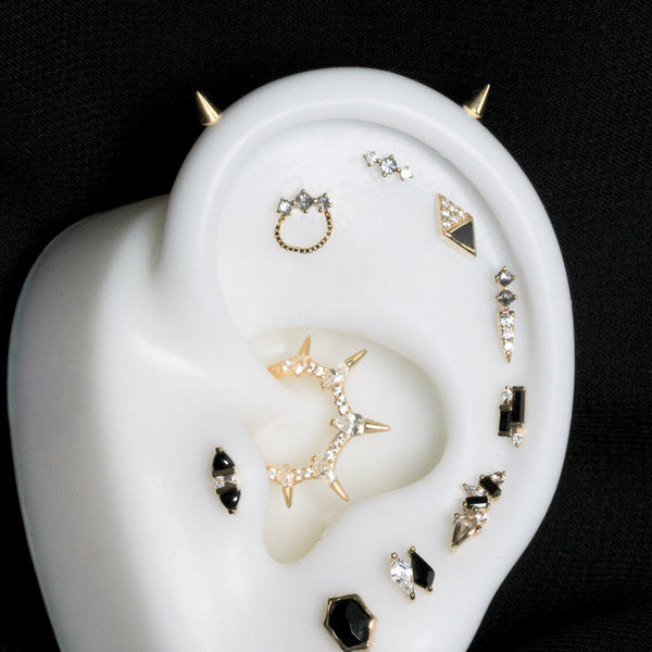 Spikey Threadless End Threadless Ends Buddha Jewelry