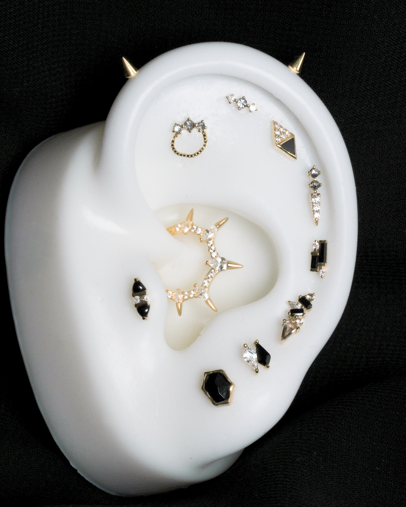 Neoteric Clicker with CZ Clickers Buddha Jewelry