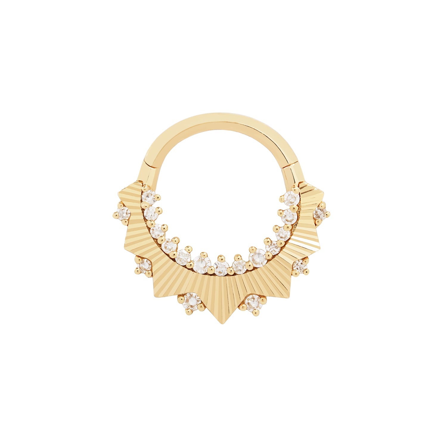 High Standards Clicker with Diamond Clickers Buddha Jewelry 14k Yellow Gold