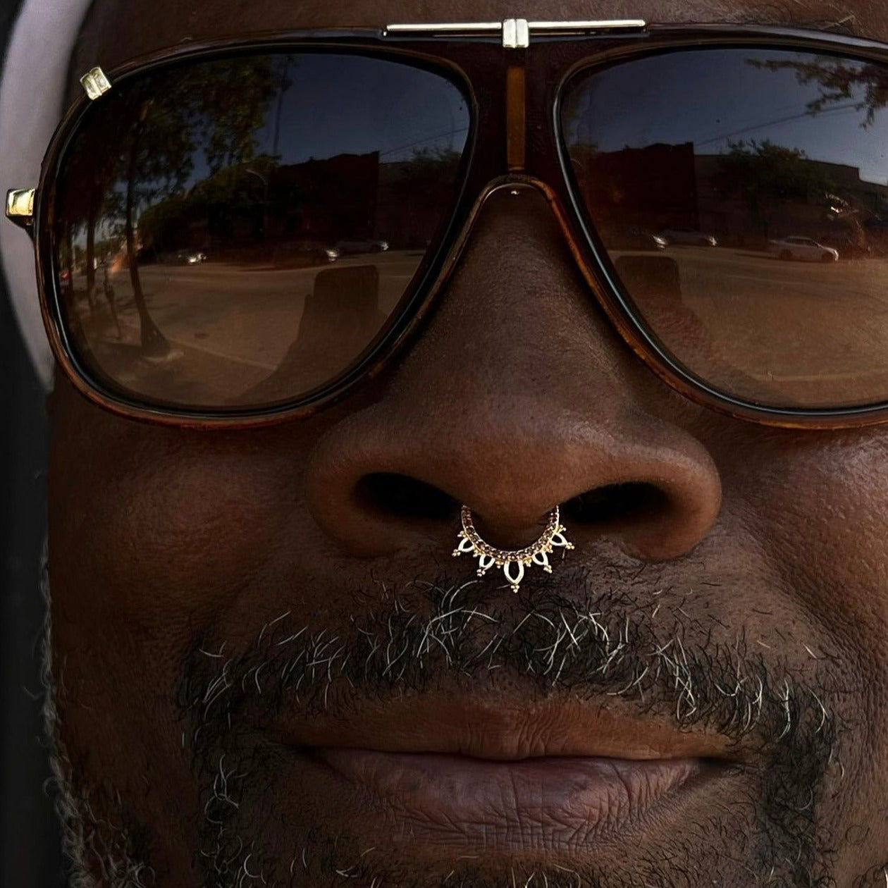 Indra Clicker with Smoky Quartz Clickers Buddha Jewelry