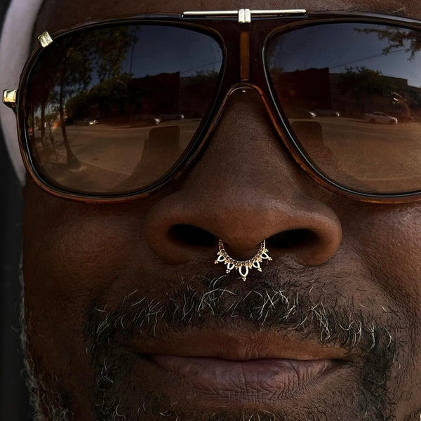 Indra Clicker with Smoky Quartz Clickers Buddha Jewelry