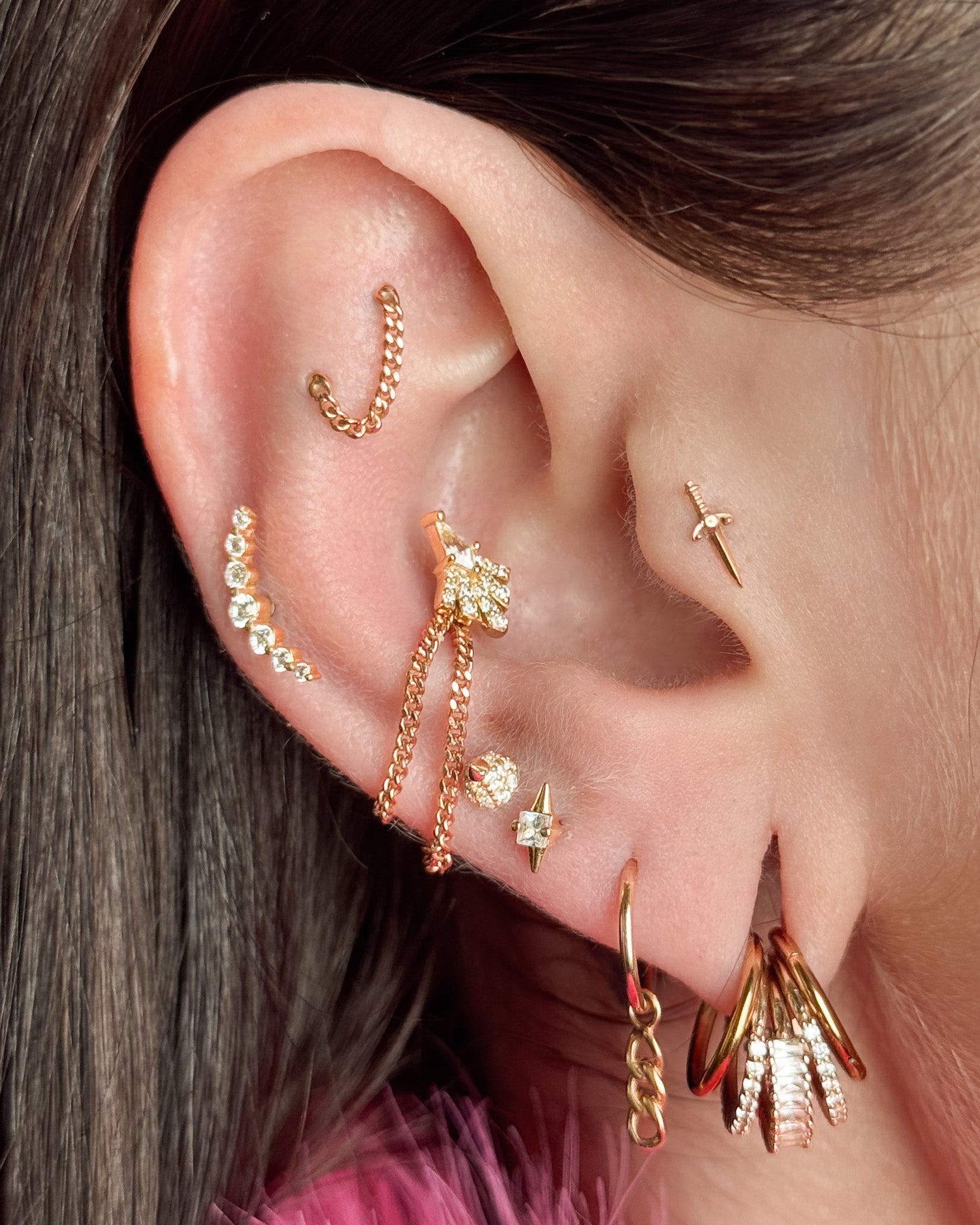 Savor Threadless End with CZ Threadless Ends Buddha Jewelry