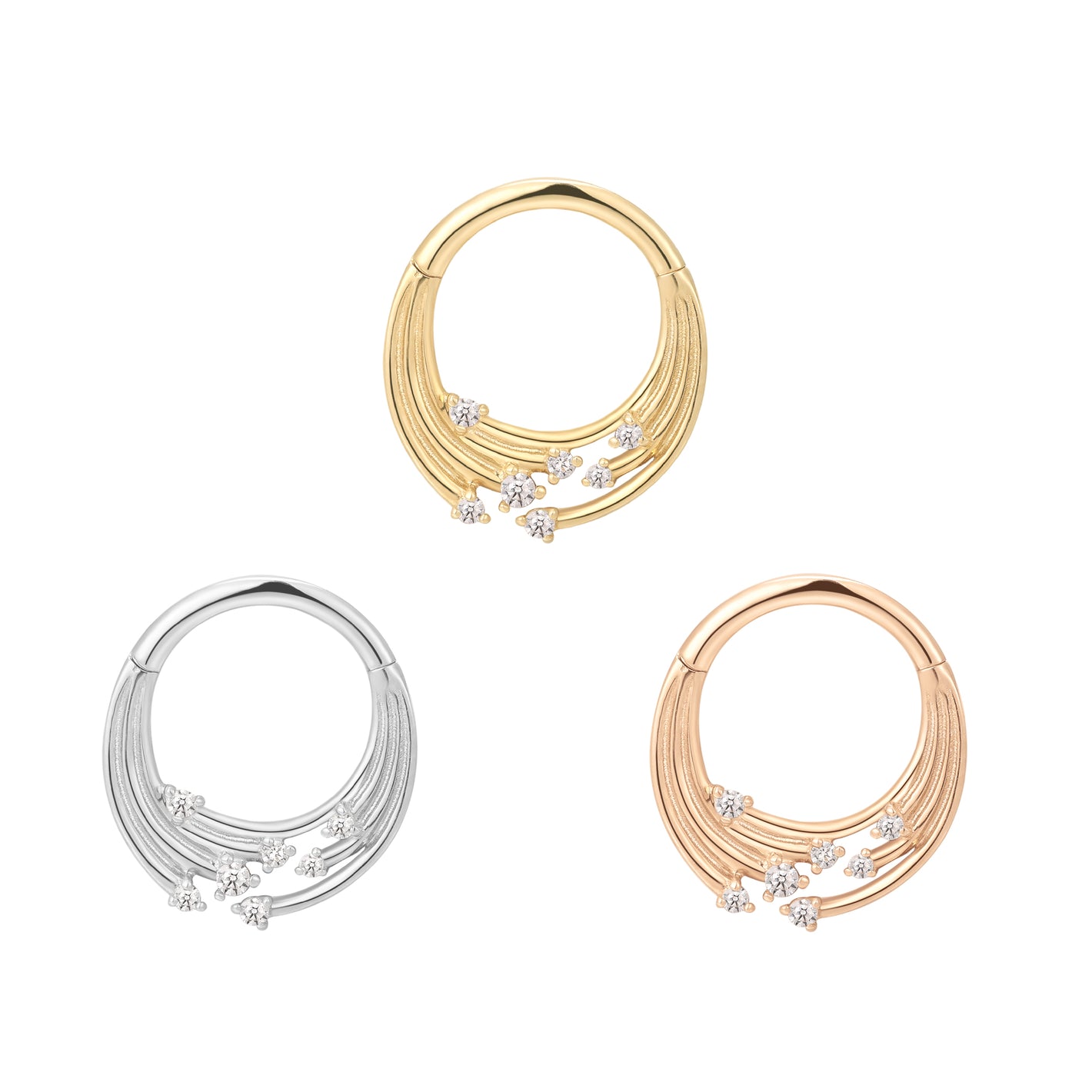 Iconic Clicker with CZ Clickers Buddha Jewelry