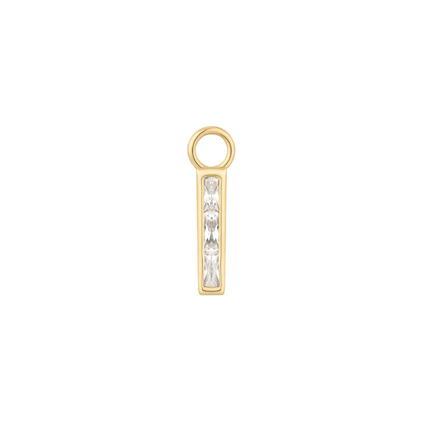 Invitation Charm with CZ Charms Buddha Jewelry 14k Yellow Gold