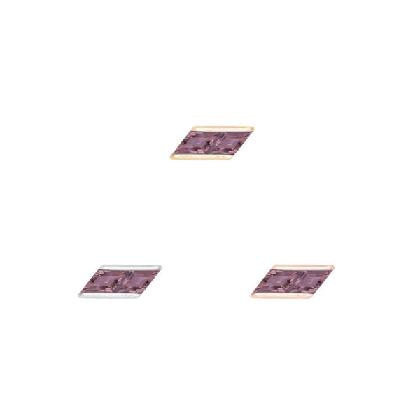 Joia Threadless End with Amethyst Threadless Ends Buddha Jewelry