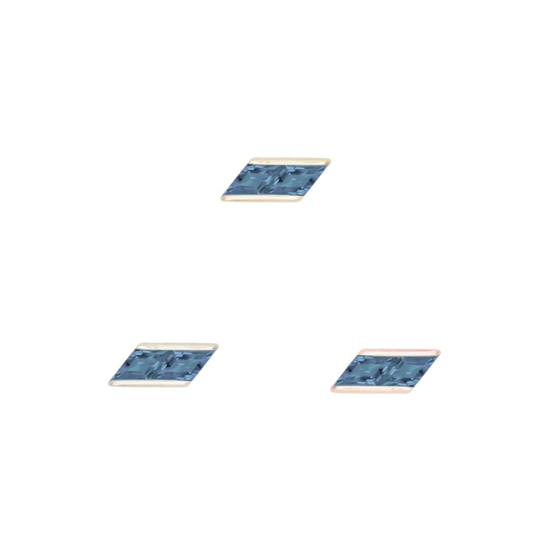 Joia Threadless End with London Blue Topaz Threadless Ends Buddha Jewelry