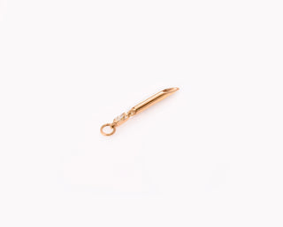 Kulture Charm with CZ Charms Buddha Jewelry Rose Gold
