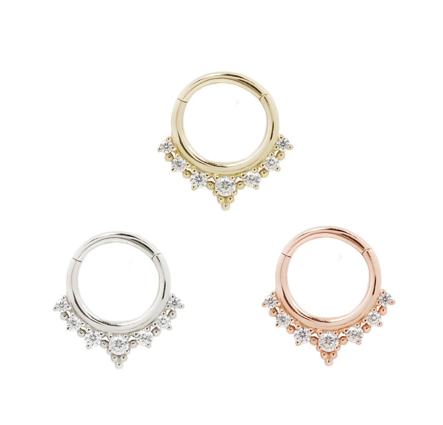 Lala Clicker with CZ Clickers Buddha Jewelry