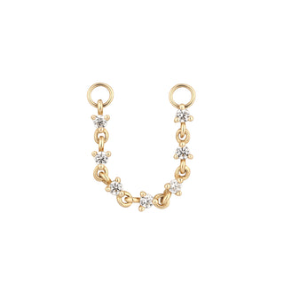 Languid - CZ - Chain Chains Buddha Jewelry Yellow Gold
