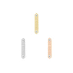 LOVE Threadless End with Diamond Threadless Ends Buddha Jewelry