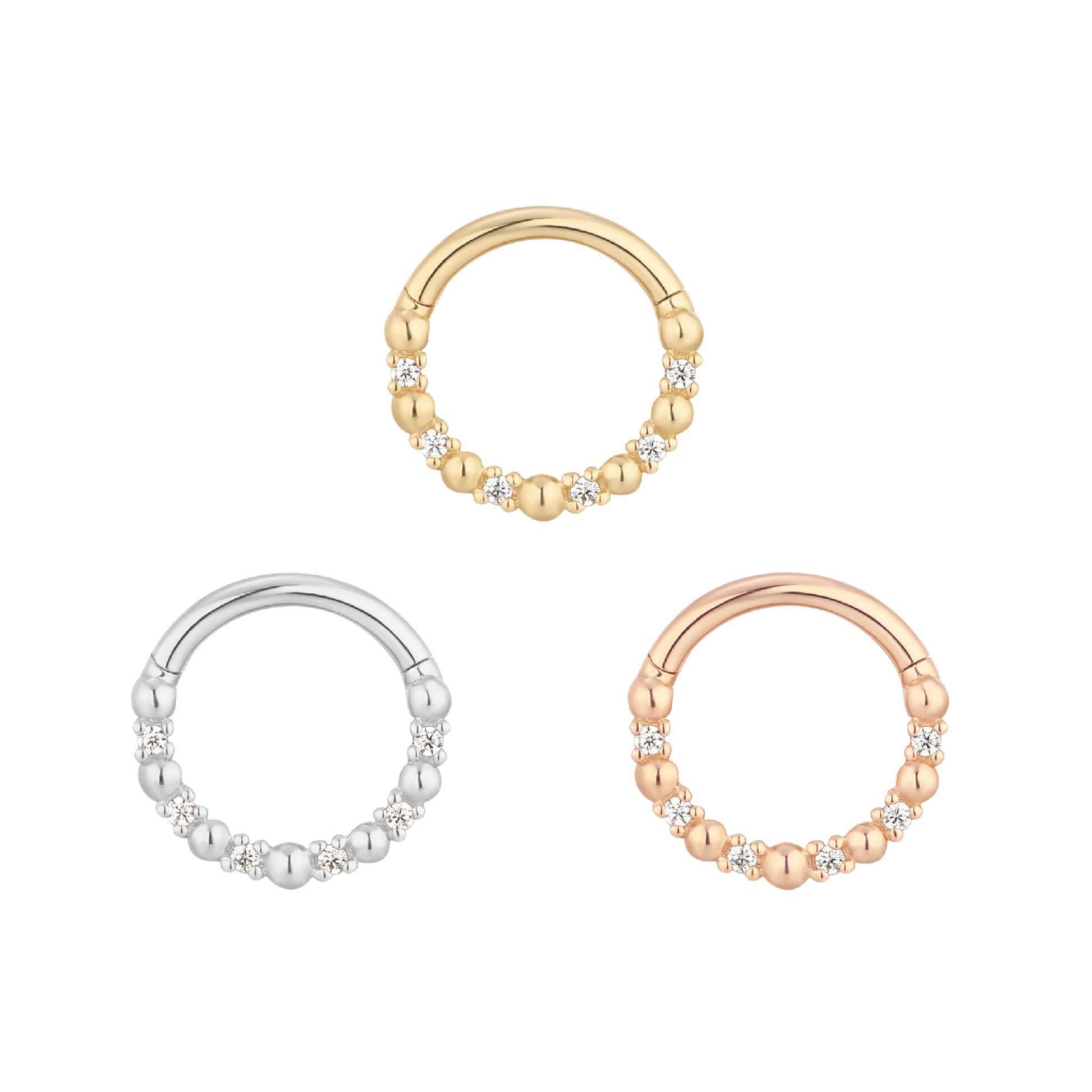 Love Is Love Clicker with CZ Clickers Buddha Jewelry