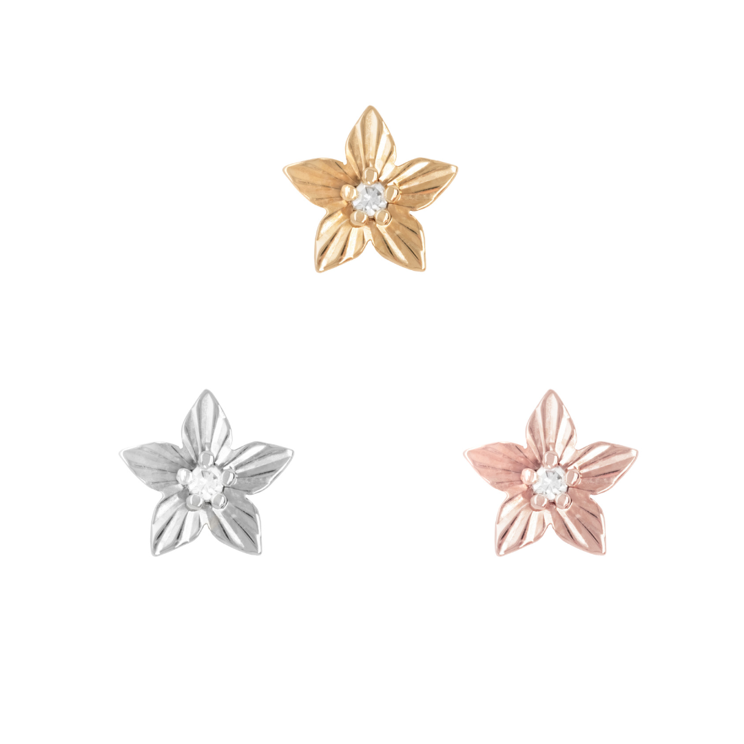 Lula Threadless End with Diamond Threadless Ends Buddha Jewelry