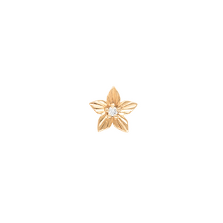 Lula - Diamond - Threadless End Threadless Ends Buddha Jewelry Yellow Gold