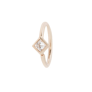 Mae CZ Seamless Ring Seam Rings Buddha Jewelry Rose Gold  