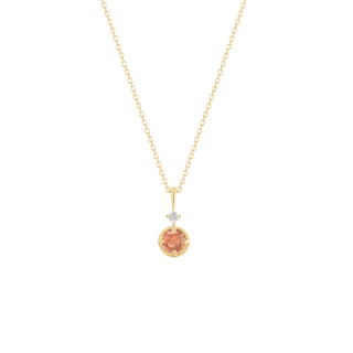 RION x Buddha Jewelry Manifest - Oregon Sunstone - Necklace Necklaces RION x Buddha Jewelry Yellow Gold
