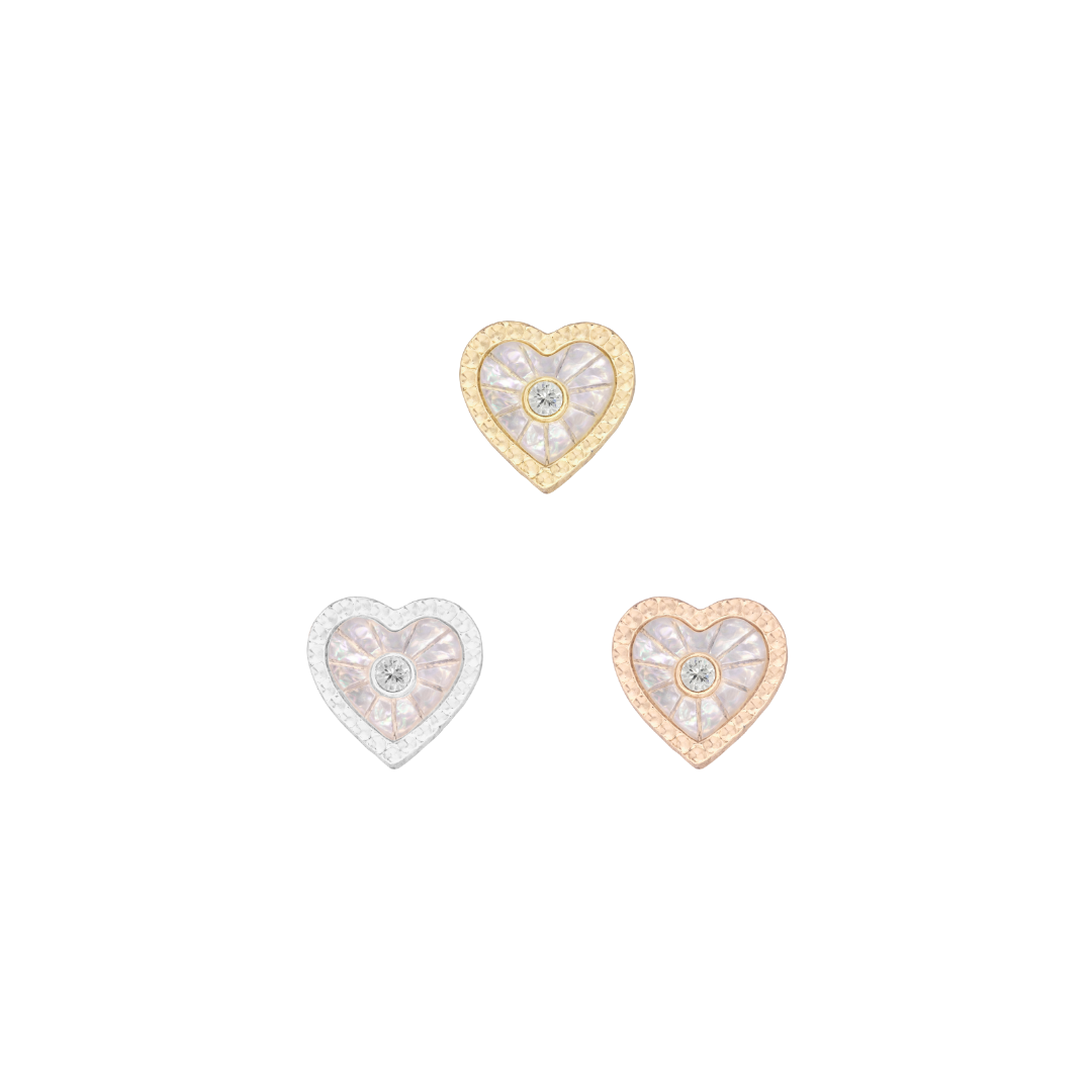 Marbella Threadless End with Mother of Pearl Threadless Ends Buddha Jewelry