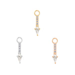 Mercer Charm with CZ Charms Buddha Jewelry