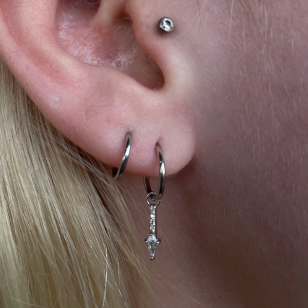 Mercer Charm with CZ Charms Buddha Jewelry