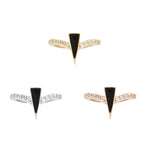 Mikah Clicker with Black Spinel Clickers Buddha Jewelry