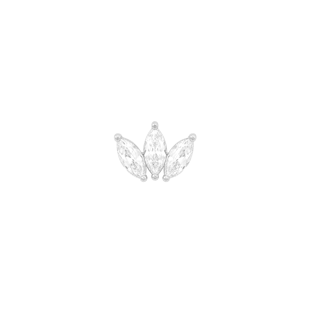 Moet Threadless End with CZ Threadless Ends Buddha Jewelry