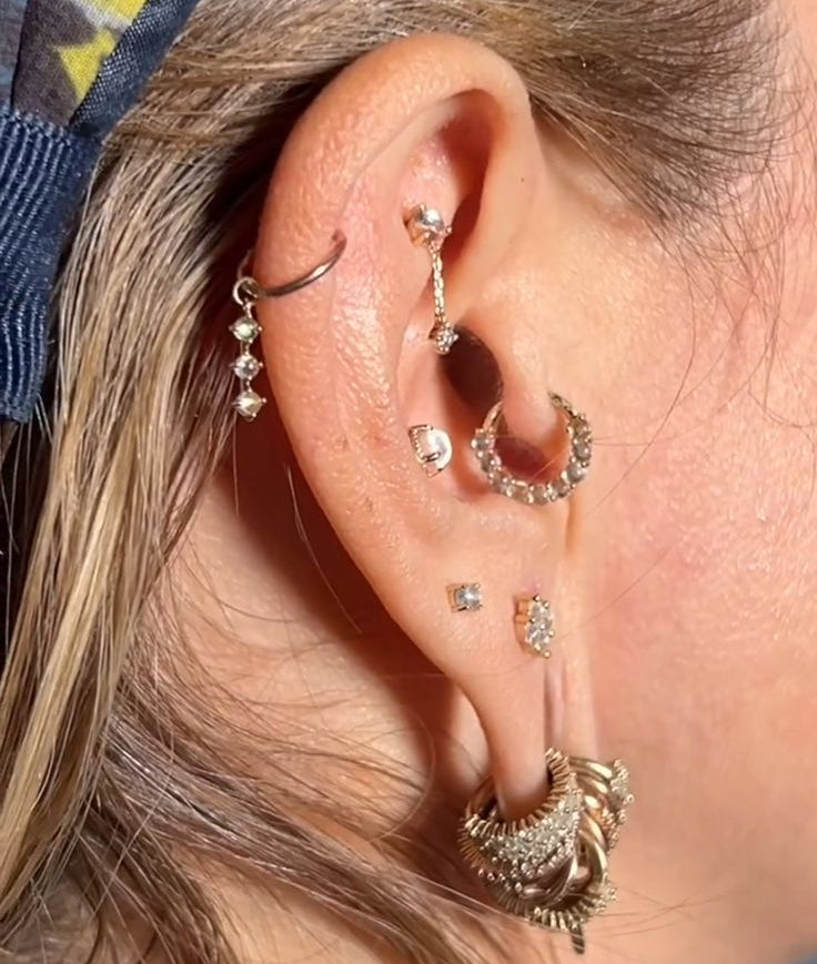 Revel Clicker with Rainbow Moonstone Clickers Buddha Jewelry