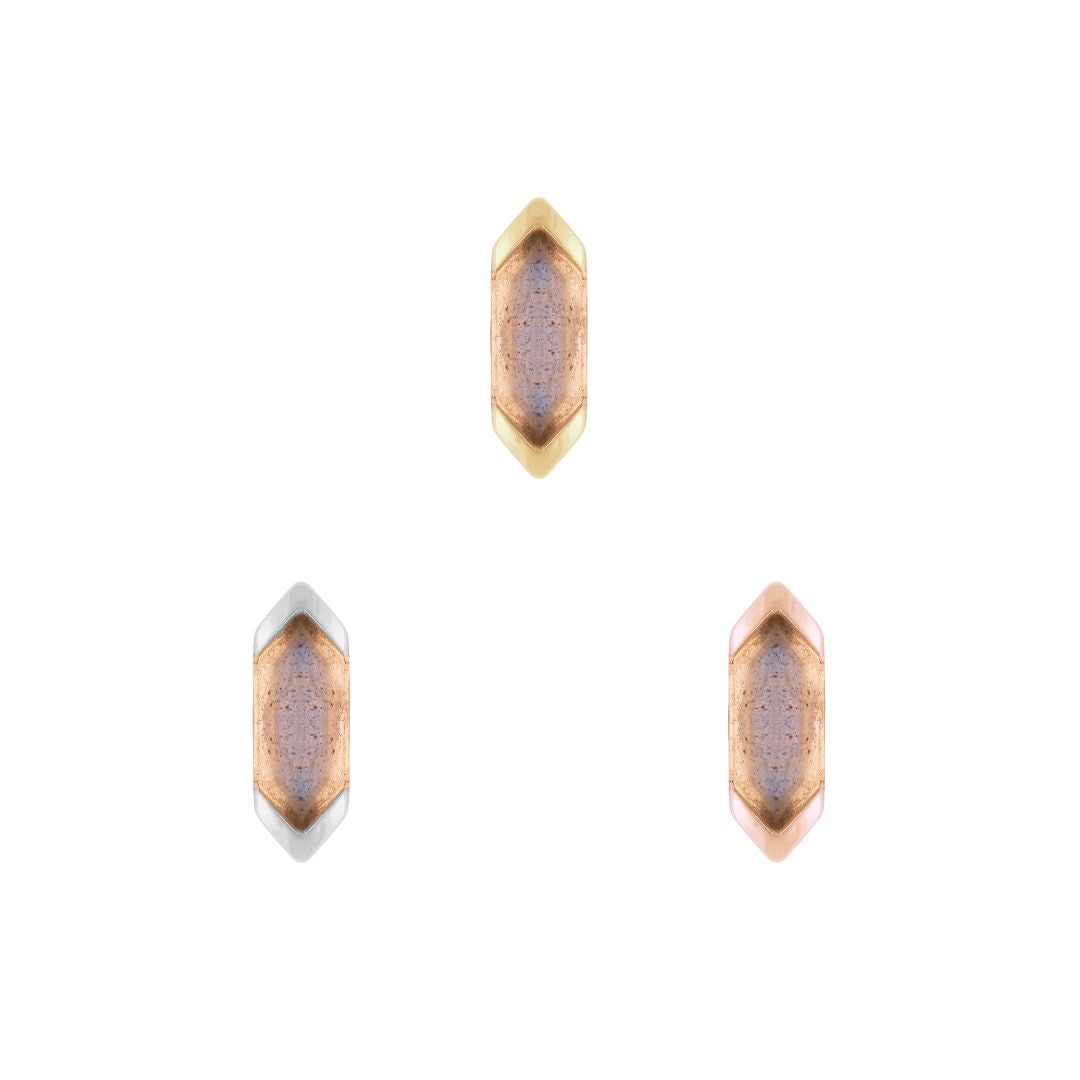 Mystic Threadless End with Labradorite Threadless Ends Buddha Jewelry