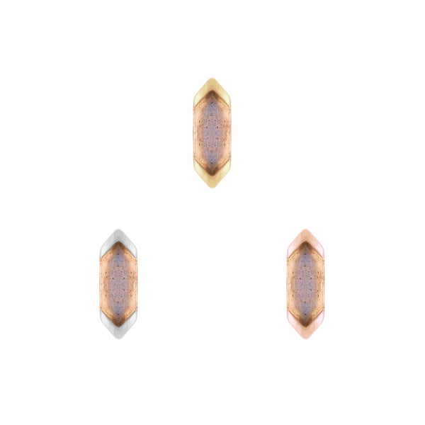 Mystic Threadless End with Labradorite Threadless Ends Buddha Jewelry