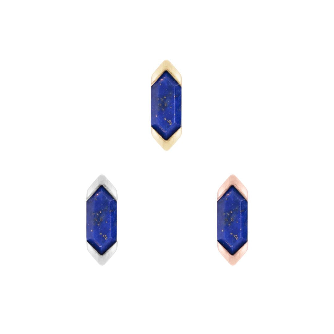 Mystic Threadless End with Lapis Threadless Ends Buddha Jewelry